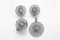 ハートペンダント 925 純銀 パーソナライズド ブレスレット イヤリング 指輪 ネックレス 女性 宝石セット