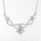 キューピッドのEyes Men Engagement Necklace 6.6g 8mm Sterling Silver Necklace