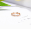 結婚式のための織り交ぜられた尾草18のカラットの金のダイヤモンド指輪0.2ct 2gram